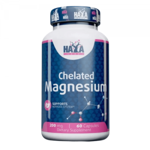 Haya Labs Chelated Magnesium 200mg, 60caps