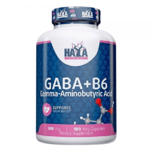Haya Labs Gaba 500mg + B6, 100vcaps