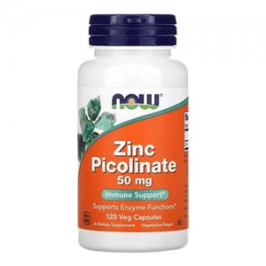 NOW Zinc Picolinate 50mg, 120vcaps