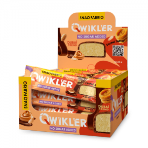 Батончик Qwikler, 35g (С арахисом и хруст. тестом)