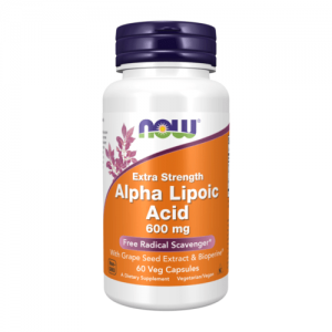 NOW Alpha Lipoic Acid 600mg, 60vcaps