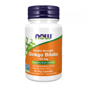 NOW Ginkgo Biloba 120mg, 50vcaps