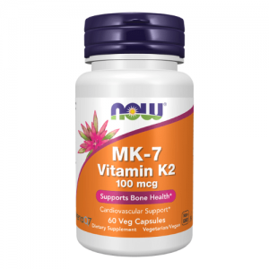 NOW MK-7 Vitamin K-2 100mcg, 60vcaps