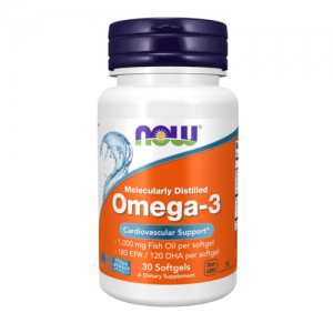 NOW Omega 3 1000mg, 30sgels