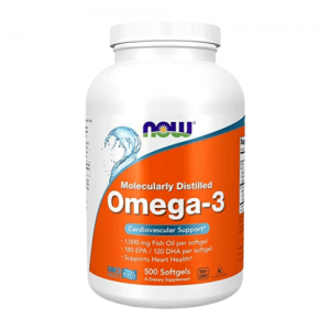 NOW Omega 3 1000mg, 500sgels
