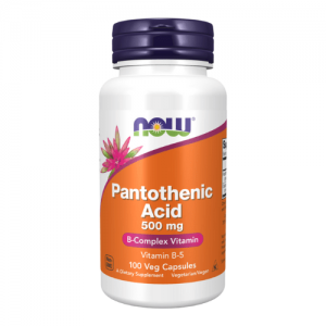 NOW Pantothenic Acid 500mg, 100vcaps