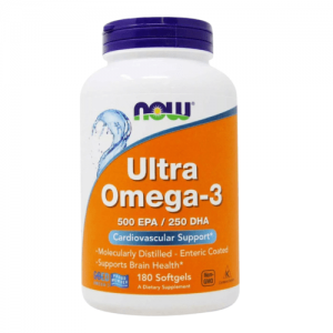 NOW Ultra Omega 3 500/250, 180sgels