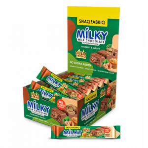 Snaq Fabriq Молочный шоколад с фундуком и хруст. тестом Milky, 34g