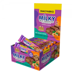 Snaq Fabriq Молочный шоколад с кешью и хруст. тестом Milky, 34g