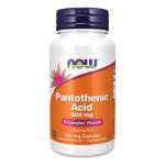 NOW Pantothenic Acid 500mg, 100vcaps