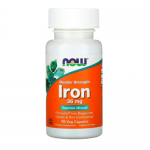 NOW Iron 36mg Ferrochel, 90vcaps