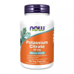 NOW Potassium Citrate Caps, 180vcaps