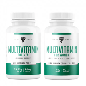 Trec Multivitamin for men, 90caps + Multivitamin for women, 90caps